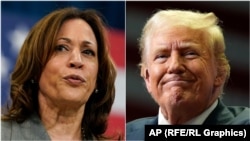 Kamala Harris. Donald Tramp