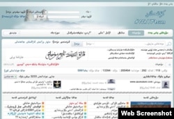 Қытай қазақтарының kultegin.com сайты. (Көрнекі сурет)