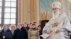 Ukraine –Divine Liturgy to celebrate third day of Christmas by Orthodox calendar in the Church of the Christ Nativity. Divine Liturgy conducts Kiev Patriarch Filaret. Kyiv, 09Jan2016