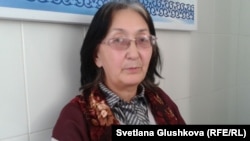 Балхашский адвокат Зинаида Мухортова. Астана, 1 ноября 2013 года.