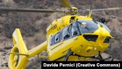 Вертолет Eurocopter EC145 (сейчас - Airbus Helicopters H145). Иллюстративное фото.