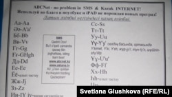 Казахская латиница ABCnet, разработанная Жанатом Аймагановым.